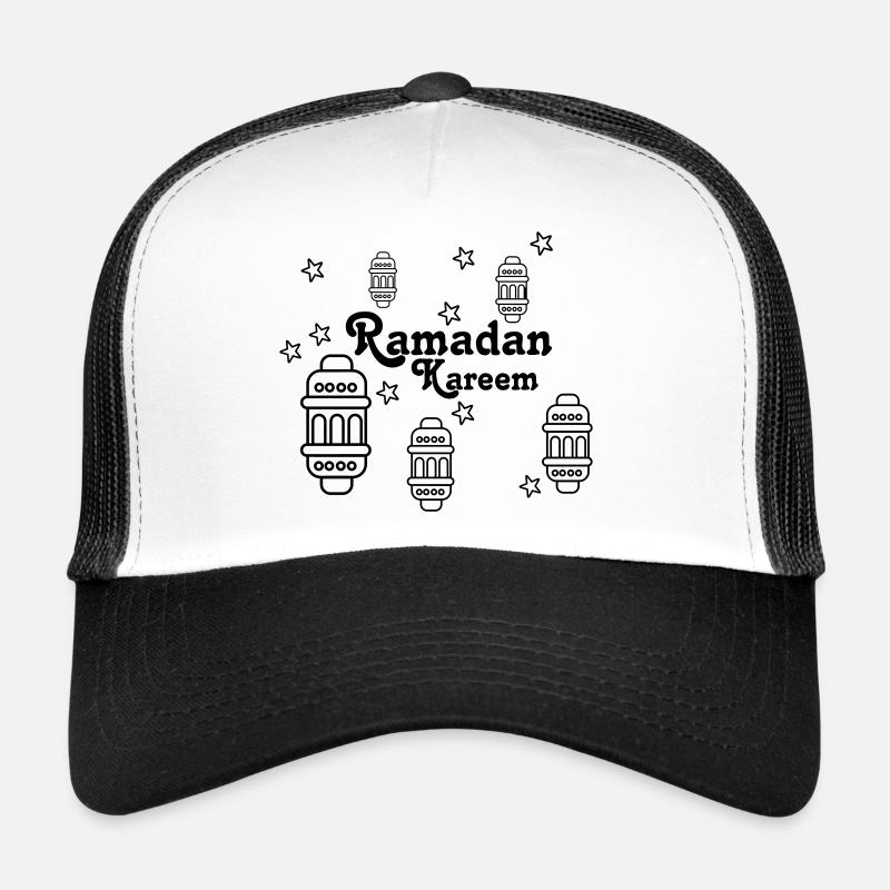 Ramadan Kareem étoile et lumières Casquette trucker 