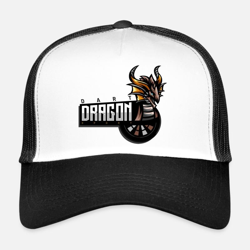 Dart Dragon Emblem Trucker Cap