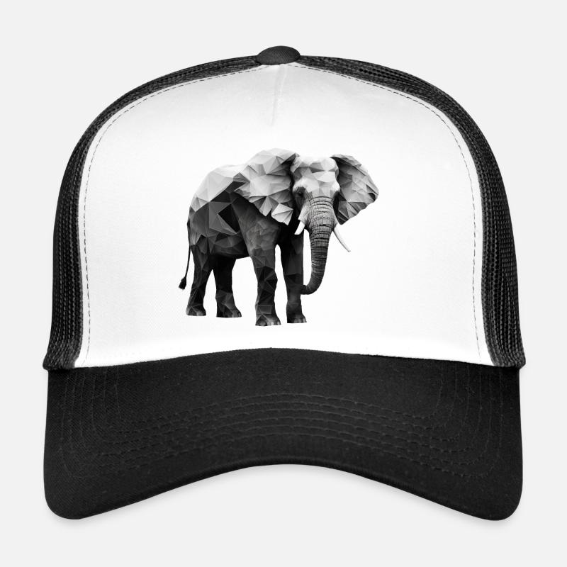 ELEFANT - Trucker Cap - Weiß/Schwarz