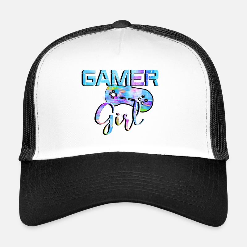 gamer girl Controller manette Casquette trucker 