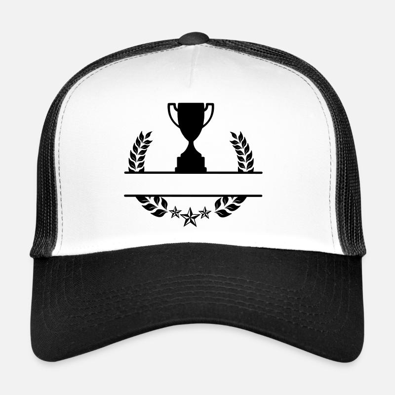 Coupe monogramme de couronne de laurier Casquette trucker 