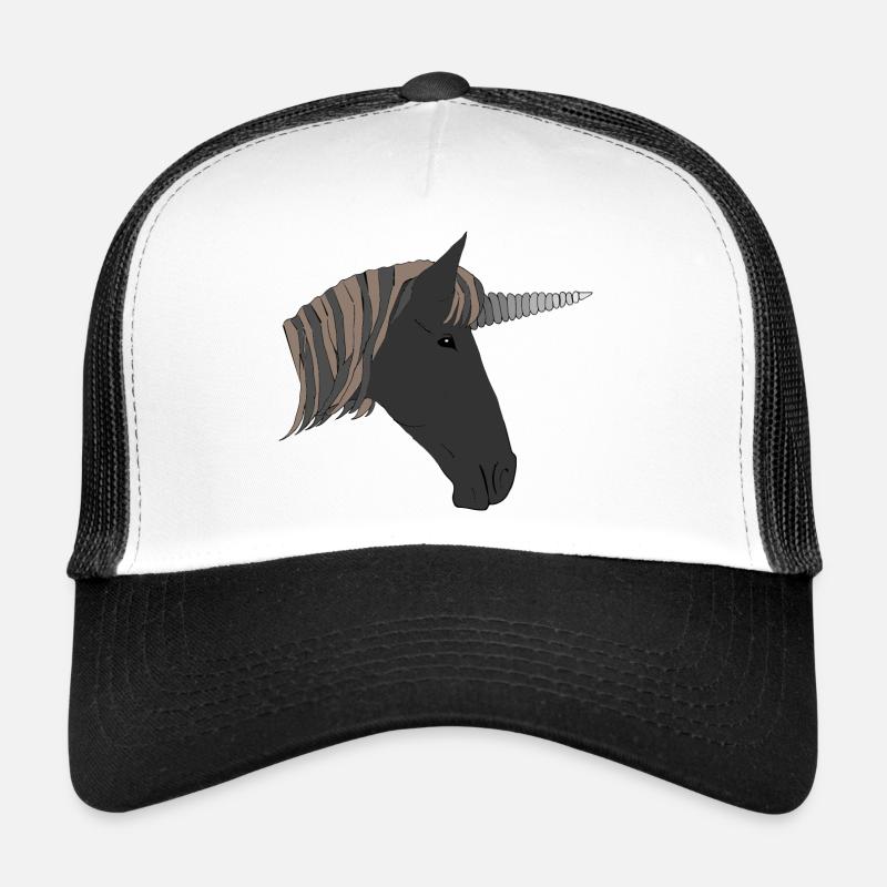 black unicorn Trucker Cap