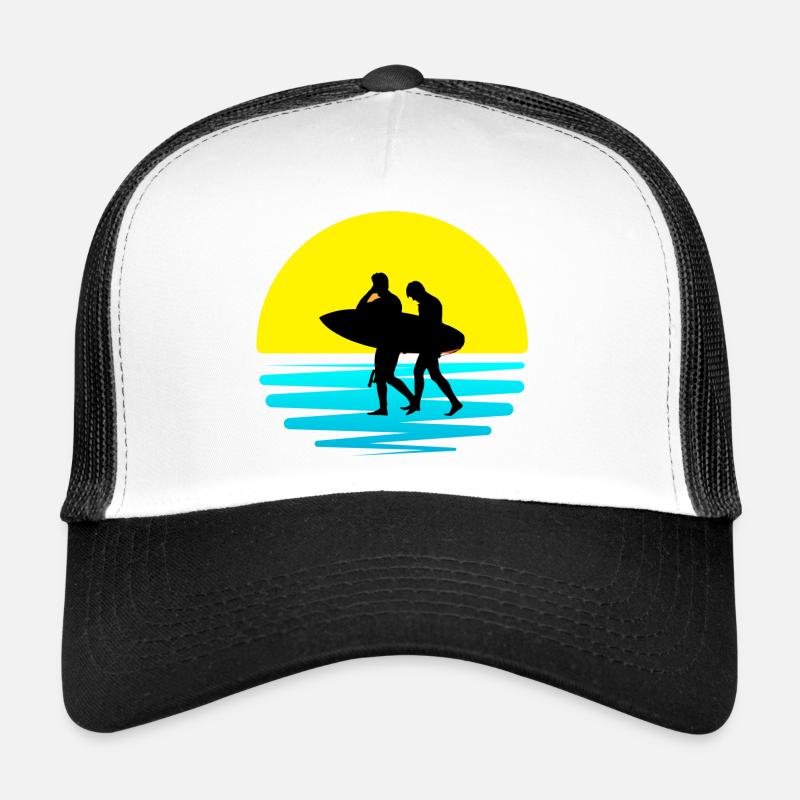 surf, spot de surf, surfing Casquette trucker 