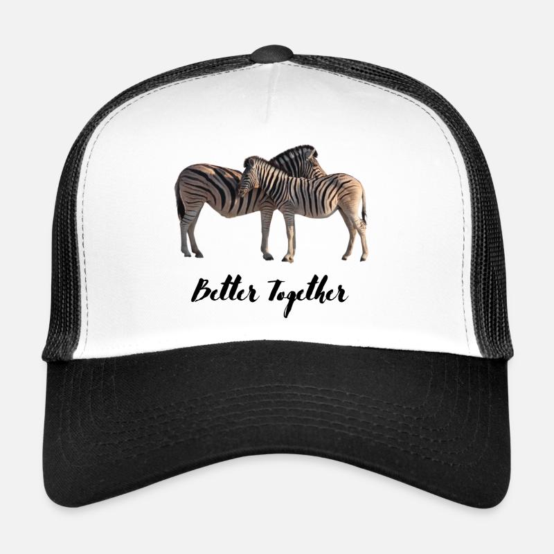 Better Together - Trucker Cap - Weiß/Schwarz