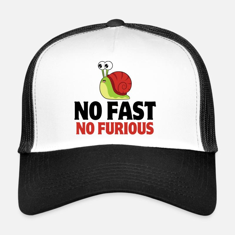 escargot, no fast, limace Casquette trucker 