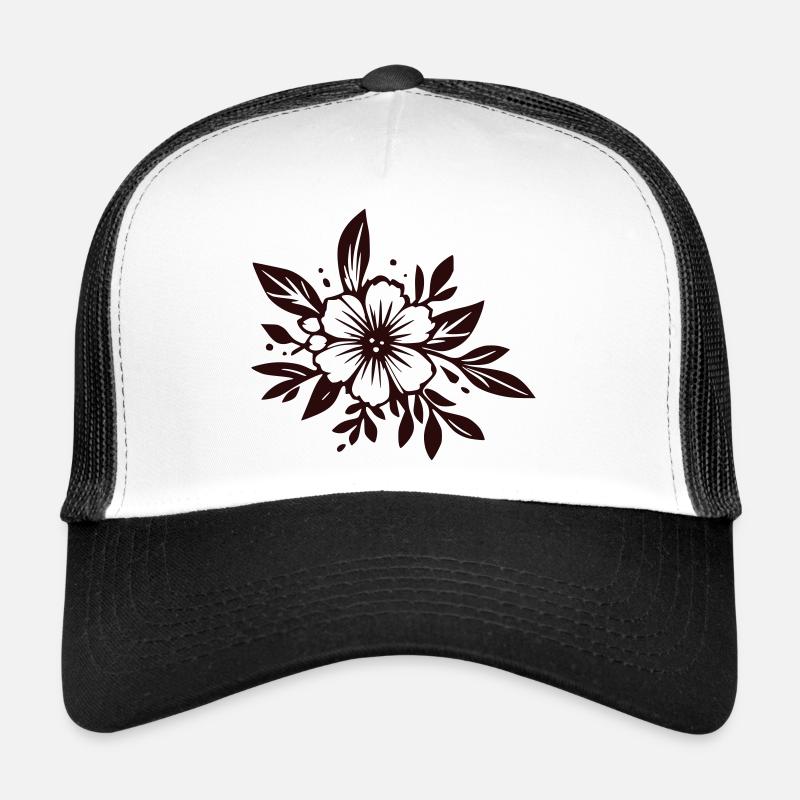 Décoration florale Casquette trucker 