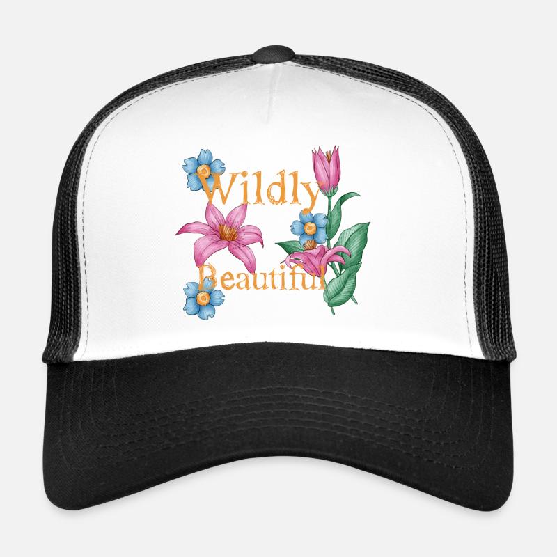 wild-schön - Trucker Cap - Weiß/Schwarz