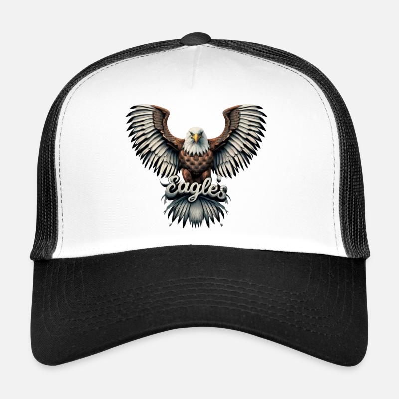 Aigles - Casquette trucker  - blanc/noir