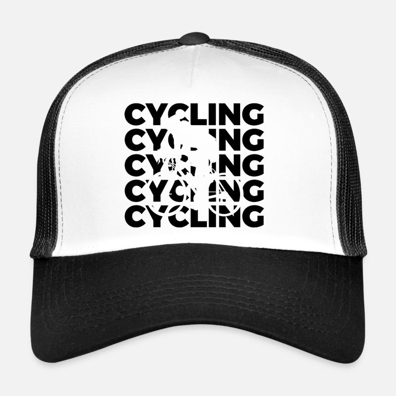 Funny cyclist Trucker Cap