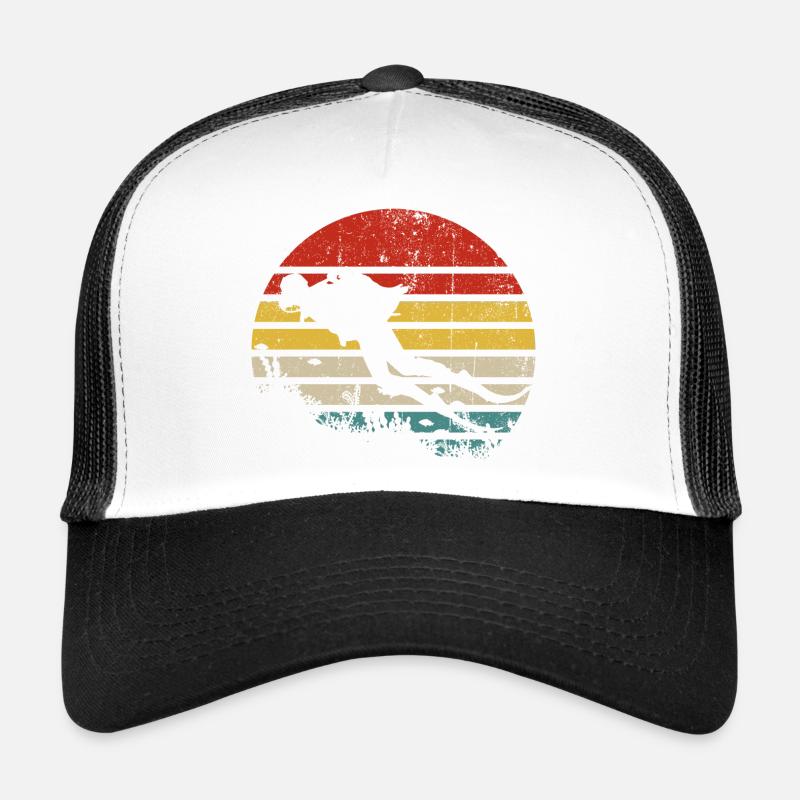 Retro Sunset Surf Silhouette Trucker Cap