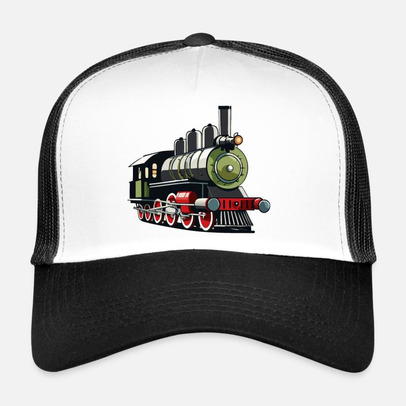 Steam locomotive Trucker Cap
