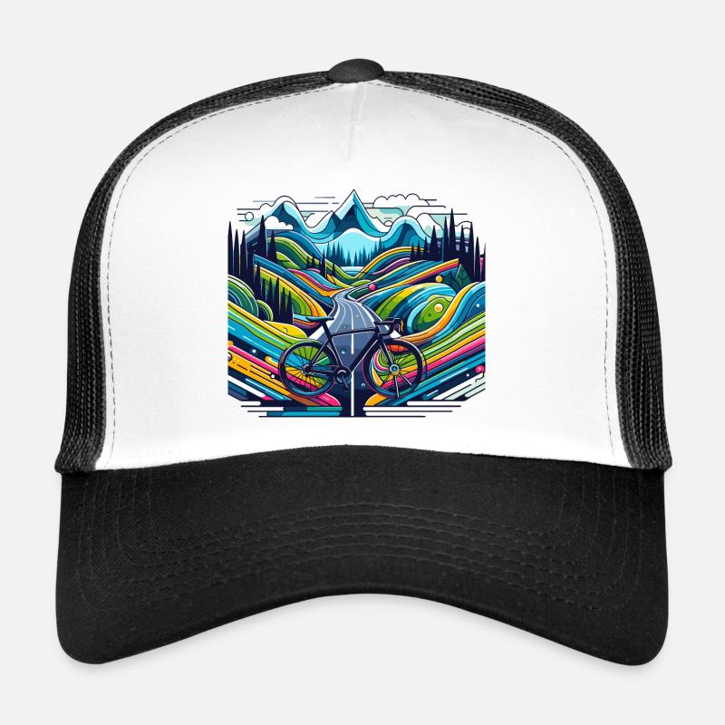 Road, Road, Mountain Trucker Cap