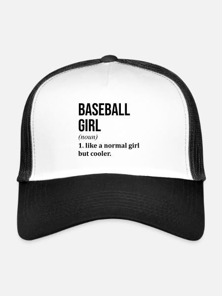 Baseball Baseball Baseball - Trucker Cap - white/black - Front