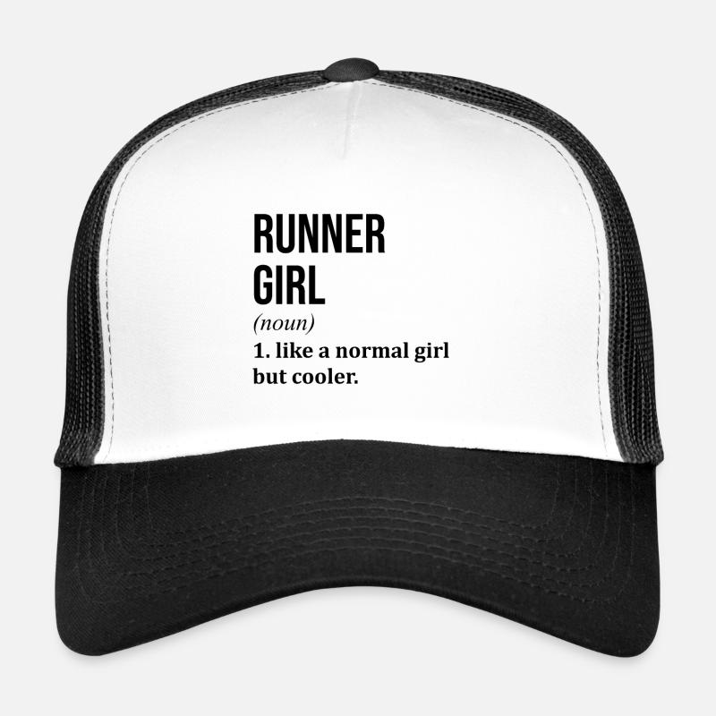 Running - Trucker Cap - white/black