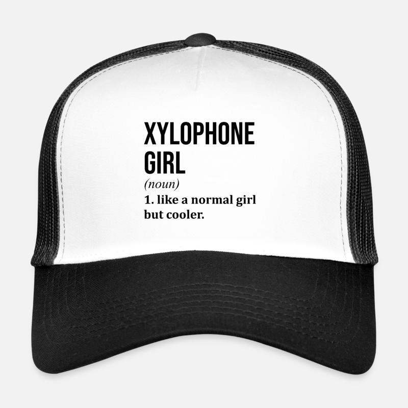 Xylophon - Trucker Cap - Weiß/Schwarz