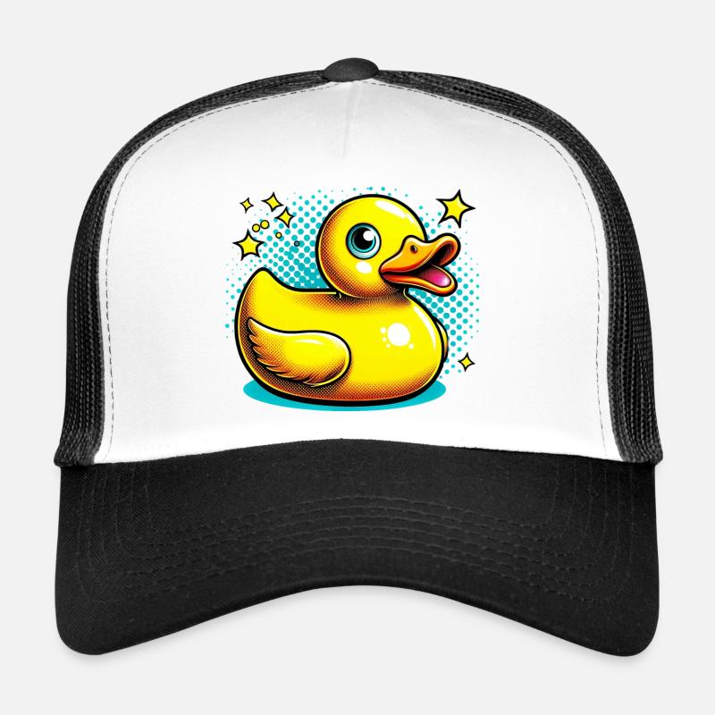 Caneton Canard Canard - Casquette trucker  - blanc/noir