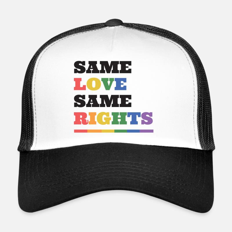 LGBTQ Pride Month - Same Love, Same Rights Trucker Cap
