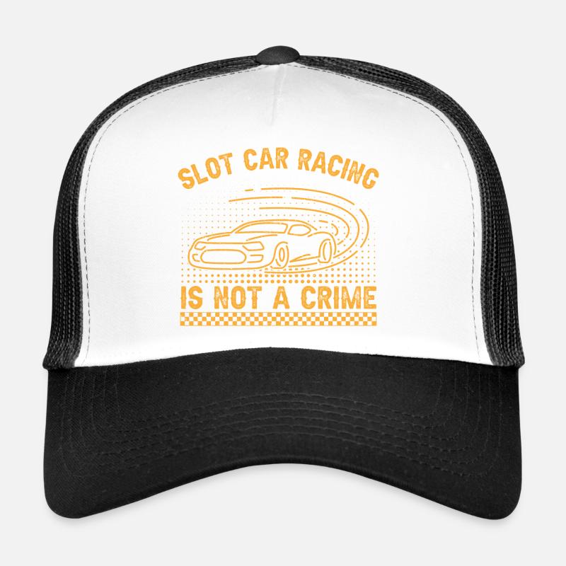 La course de voitures de machine à sous n’est pas un cadeau de drag de voiture de machine à sous de crime Casquette trucker 
