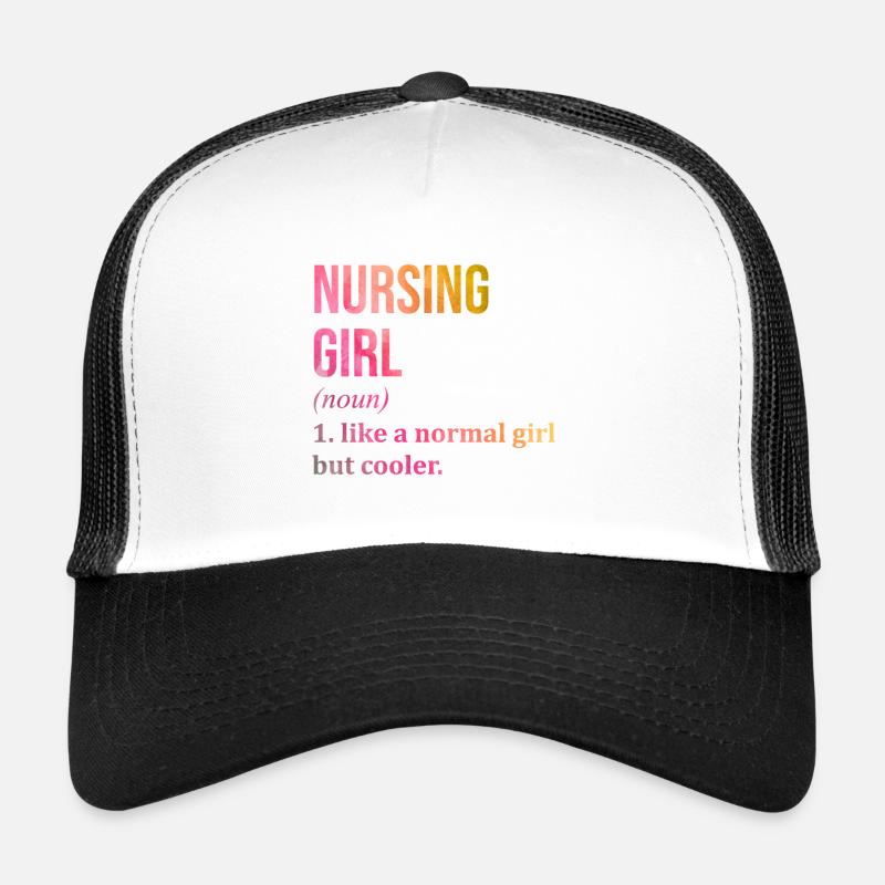 Kinderzimmer - Trucker Cap - Weiß/Schwarz