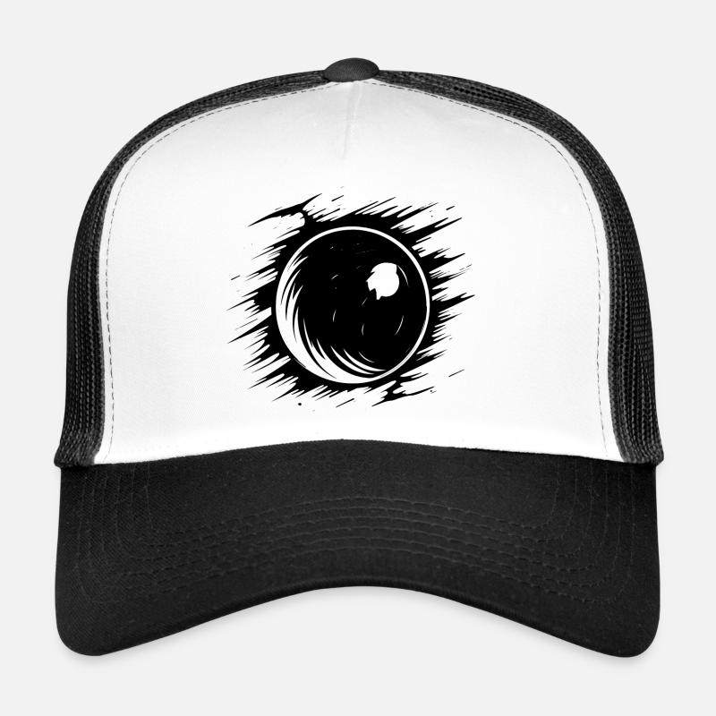 Boule de bowling croquis Casquette trucker 