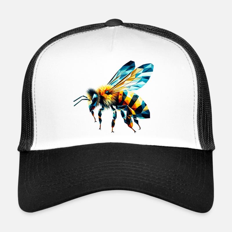 Abeille polygonale Casquette trucker 