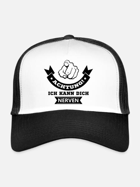 I can annoy you - Trucker Cap - white/black - Front