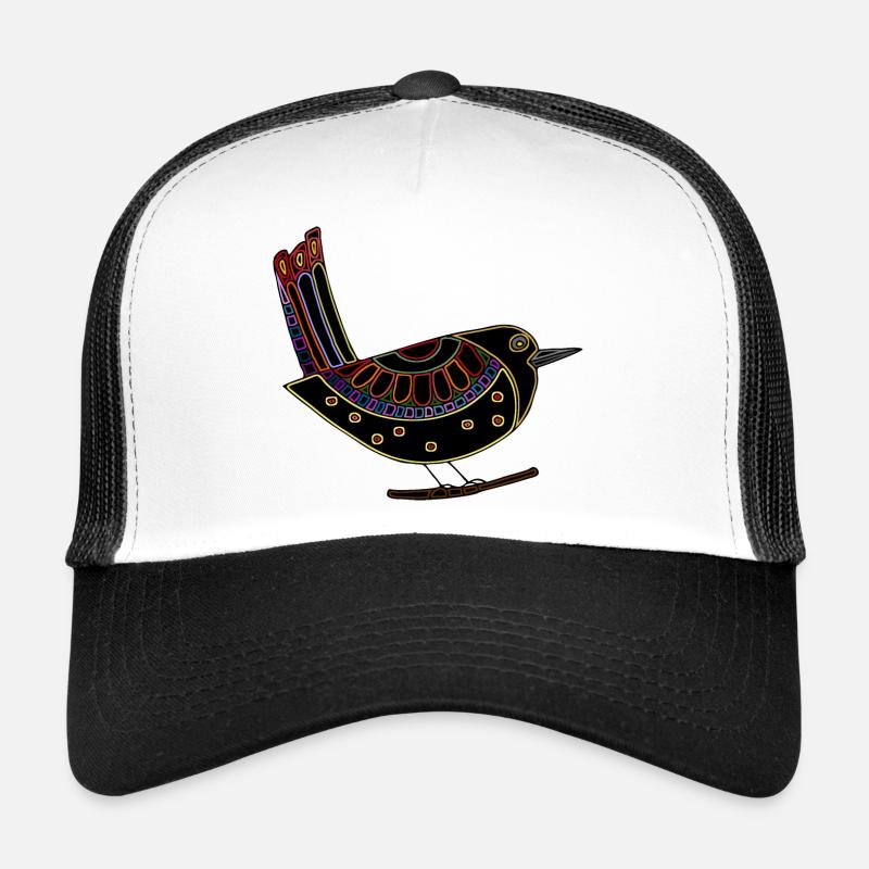 Bunter Vogel Trucker Cap