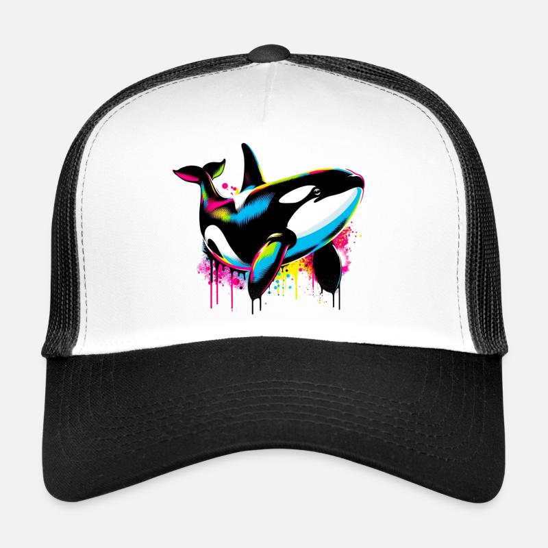 Killer whale Trucker Cap