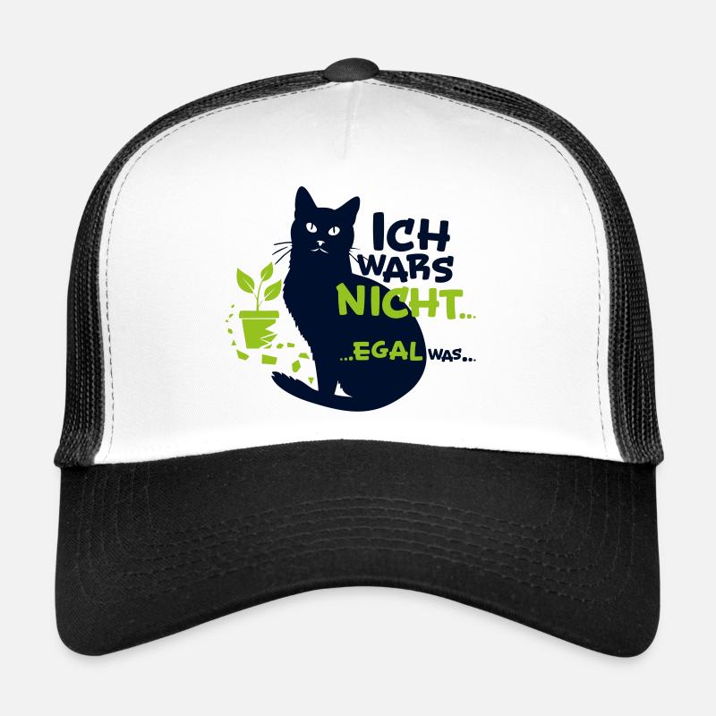 Katze ich wars nicht egal was Trucker Cap