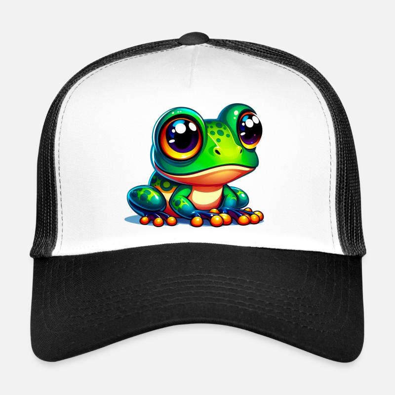 Frog - Trucker Cap - white/black