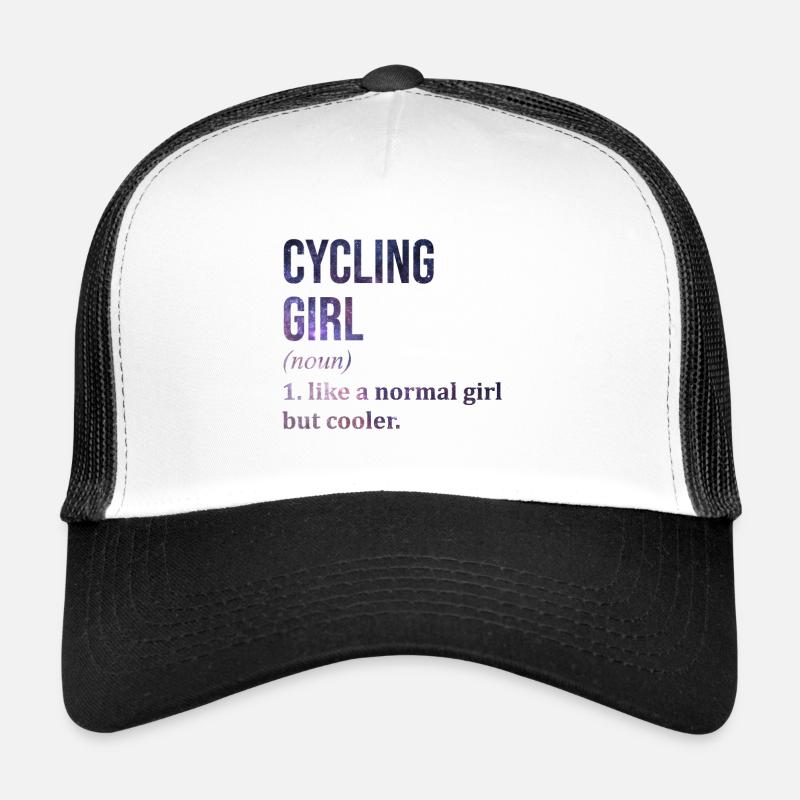 Cycling - Trucker Cap - white/black