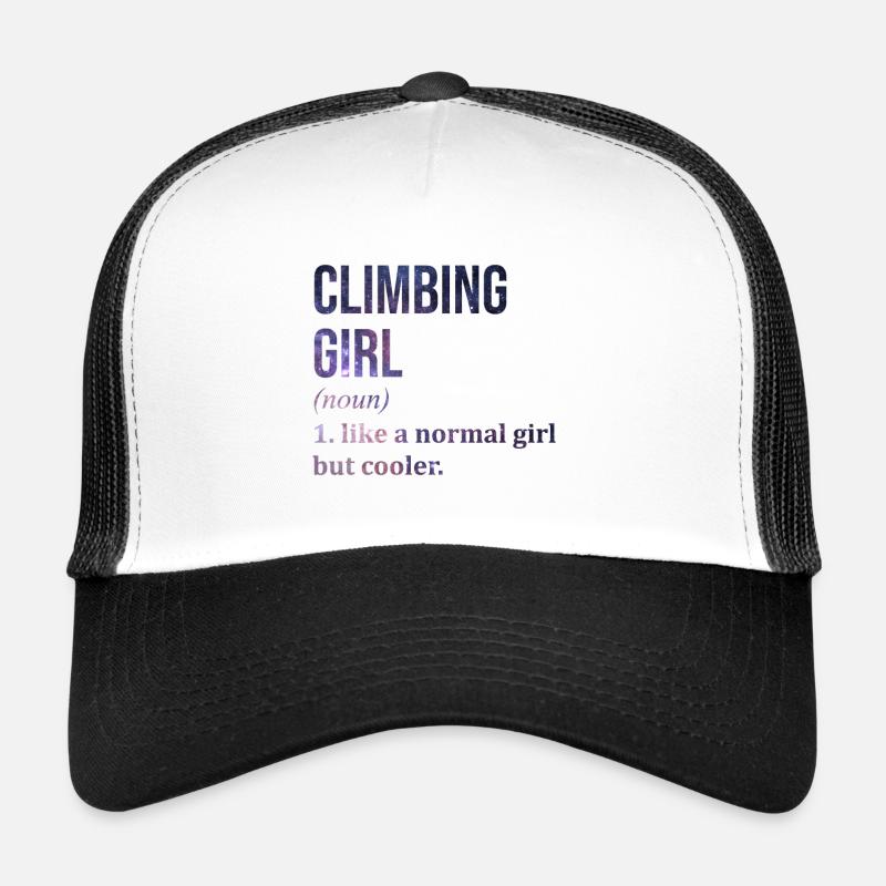 escalade - Casquette trucker  - blanc/noir