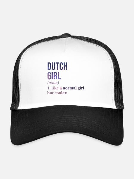 Dutch - Trucker Cap - white/black - Front