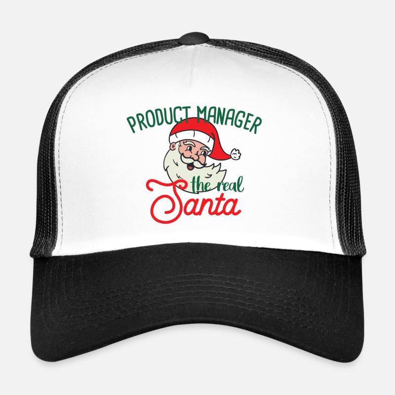 Chef de Produit Noël Père Noël Srum Master Casquette trucker 