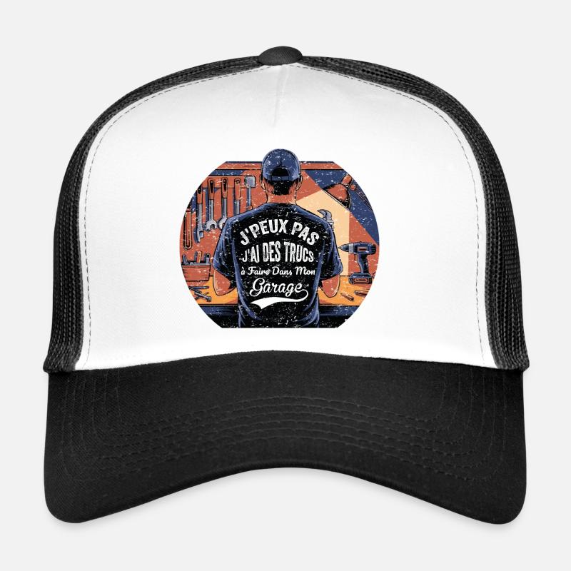 Papa Handwerker Geschenk Humor Garage DIY Trucker Cap