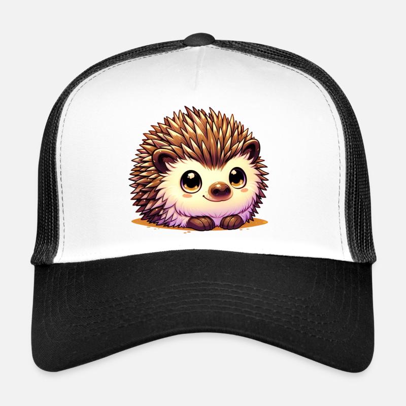 Igel - Trucker Cap - Weiß/Schwarz