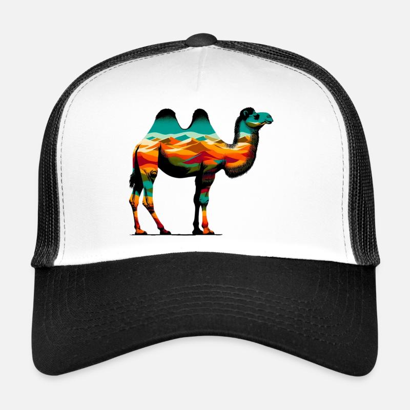 Kamel - Trucker Cap - Weiß/Schwarz