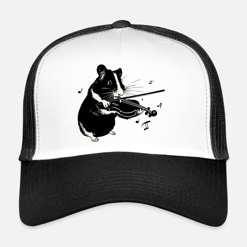 Hamster jouant du violon - Music Hamster Casquette trucker 