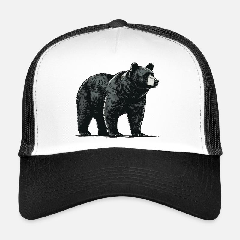 Black bear Trucker Cap