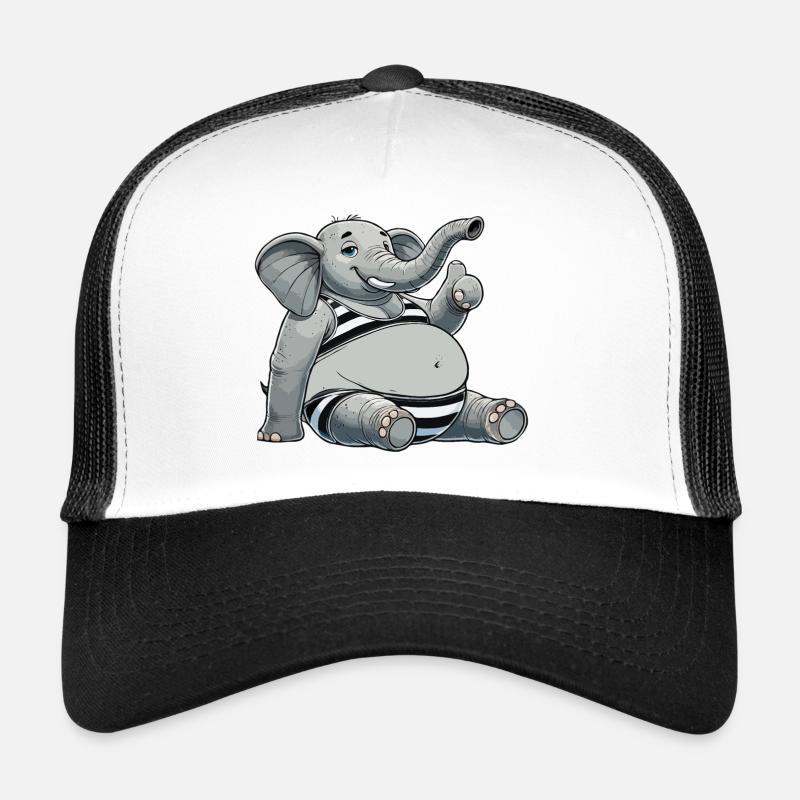 Eléphant en bikini Casquette trucker 
