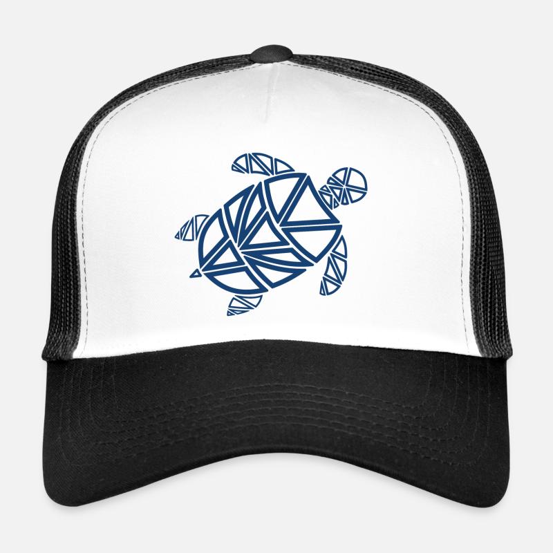 Schildkröte - Trucker Cap - Weiß/Schwarz