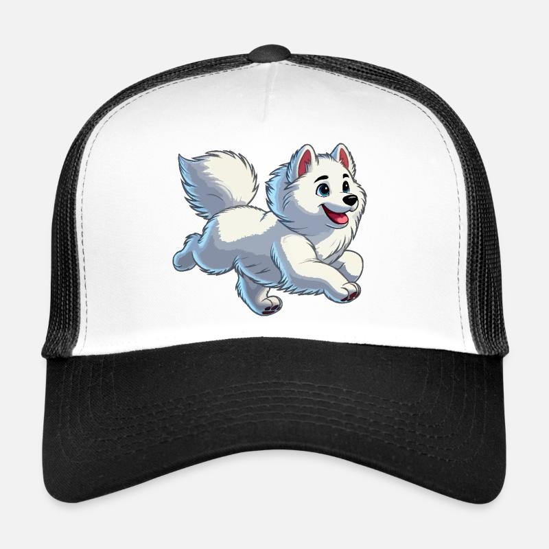 Samoyède jeune Casquette trucker 