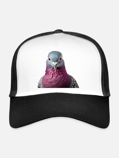 Taube - Trucker Cap - Weiß/Schwarz