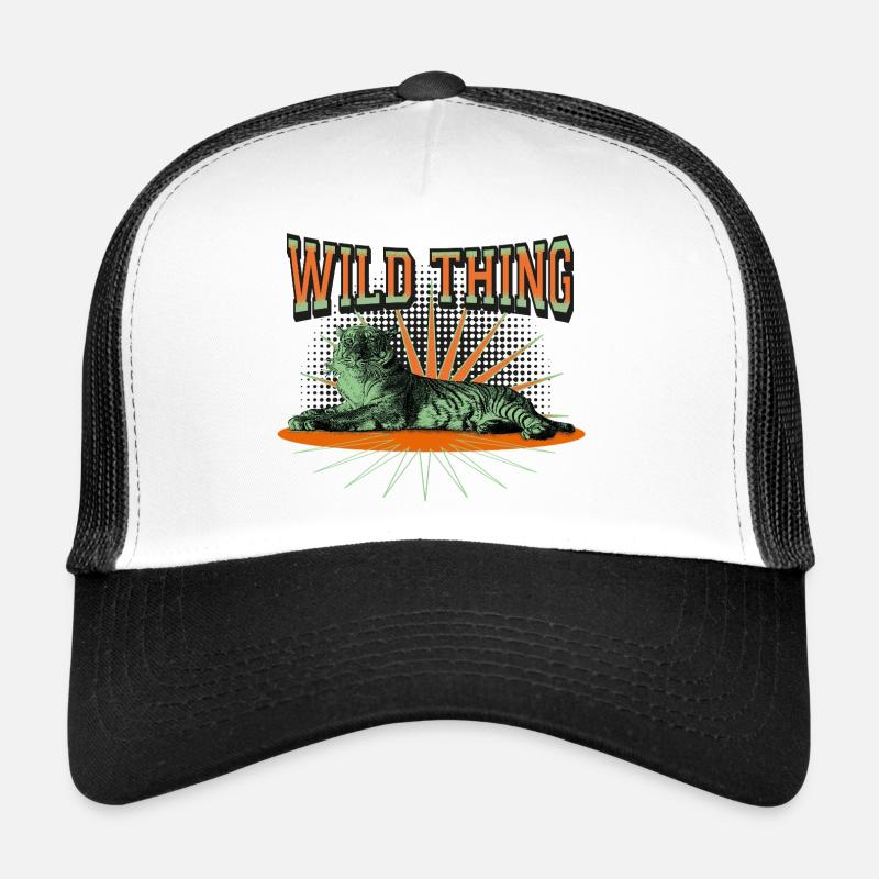 Roaring Like a Tiger - Trucker Cap - Weiß/Schwarz