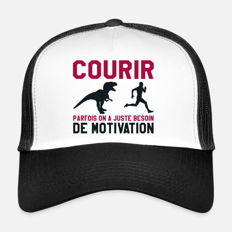 laufen - Trucker Cap - Weiß/Schwarz