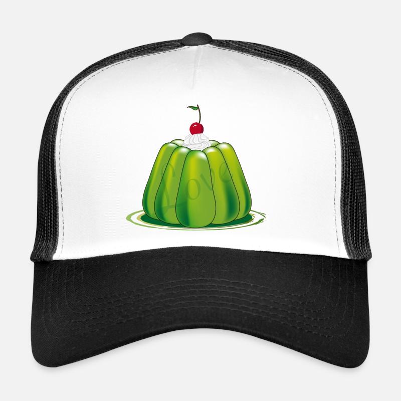 Gelée Verte – Dessert Rétro Stylisé Casquette trucker 