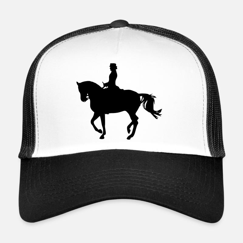 Reiterin  - Trucker Cap - Weiß/Schwarz