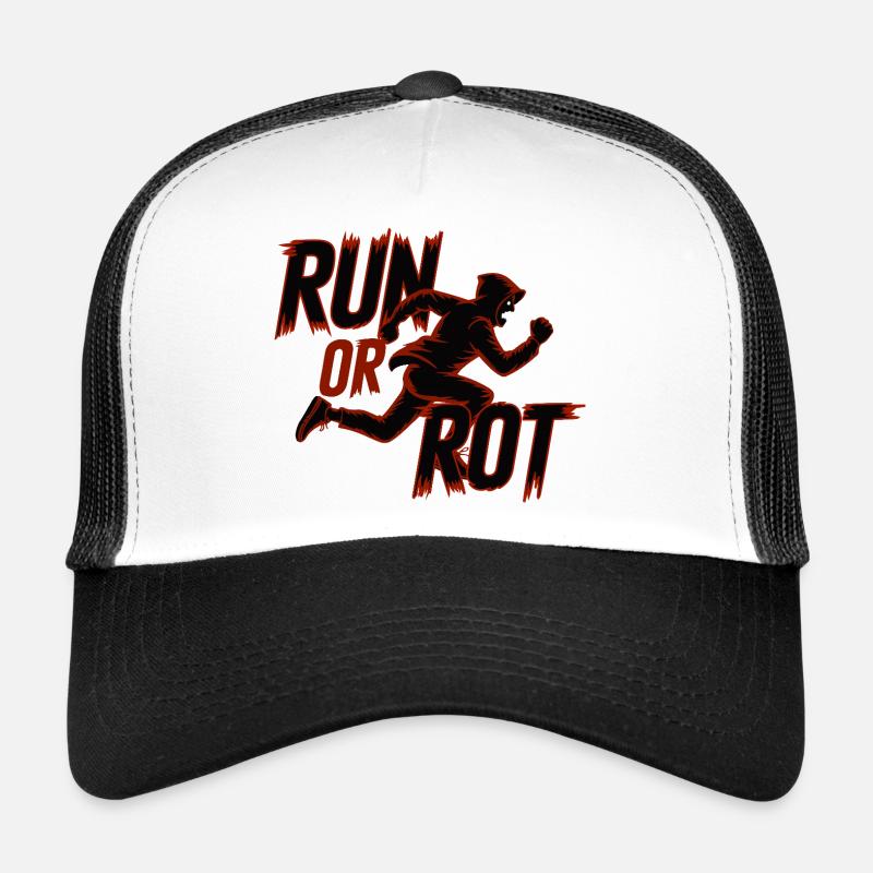LAUFEN ODER VERROTTEN Trucker Cap