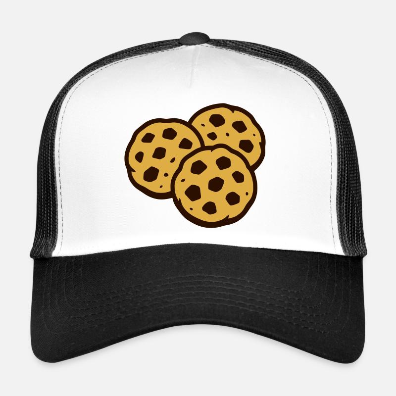 Des biscuits ! - Casquette trucker  - blanc/noir