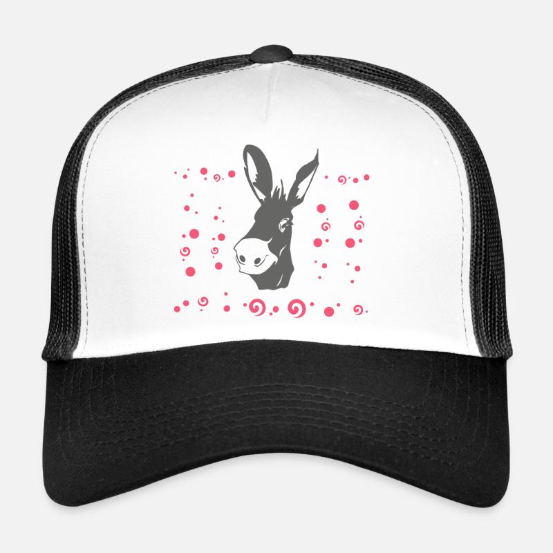 Âne mignon gris Casquette trucker 
